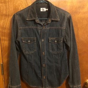Button down jean shirt